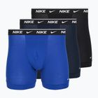 Bokserki męskie Nike Cotton Stretch Boxer Brief black/blue/navy