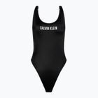 Strój kąpielowy jednoczęściowy damski Calvin Klein Scoop Back One Piece Logo black
