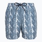Szorty kąpielowe męskie Calvin Klein Medium Drawstring Print blue