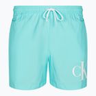 Szorty kąpielowe męskie Calvin Klein Medium Drawstring soft turquoise