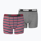 Bokserki dziecięce PUMA Printed Basic 2 pary ribbon red