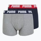 Bokserki męskie PUMA Everyday Basic 2 pary navy/grey