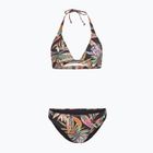 Strój kąpielowy dwuczęściowy damski O'Neill Marga Rita black tropical flower