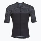 Koszulka rowerowa męska Rogelli Camo Jersey black/grey