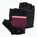 Rękawiczki rowerowe damskie Rogelli Impress II W burgundy/coral/black