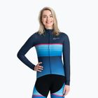 Longsleeve rowerowy damski Rogelli Impress II blue/pink