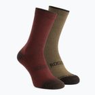 Skarpety Rogelli Wool Wintersocks 2 pary bordeaux/brown