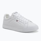 Buty męskie Tommy Hilfiger Icon Court Lth Flag Ess white