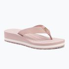 Japonki damskie Tommy Hilfiger Im Th Chainprint Midwedge Sandal foggy pink