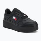 Buty damskie Tommy Jeans Retro Basket Flatform Ess triple black