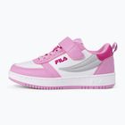 Buty dziecięce FILA Rega Nf Velcro white/moonlite mauve