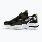 Buty dziecięce FILA Madrun Velcro olive night
