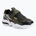 Buty dziecięce FILA Madrun Velcro olive night