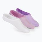 Skarpety damskie SKECHERS Non Terry No Show Liner 3 pary white/purple