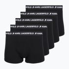 Bokserki męskie KARL LAGERFELD Logo Trunk 5 par black