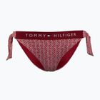 Dół od stroju kąpielowego Tommy Hilfiger Cheeky Side Tie Bikini Print floral stripe regatta red
