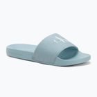 Klapki damskie Calvin Klein YW0YW01835 Slide Monogram Wn triple cloud blue