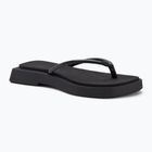 Japonki damskie Calvin Klein YW0YW01716 Sq Low Wedge Sandal Stitch triple black