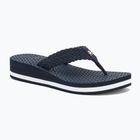 Japonki damskie Tommy Hilfiger Crochet Mid Beach Sandal space blue