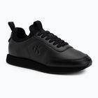 Buty męskie Calvin Klein YM0YM01362 Retro Runner Sock Laceup Leather triple black