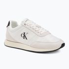 Buty męskie Calvin Klein YM0YM01361 Retro Runner Essential MIX MAT bright white/black