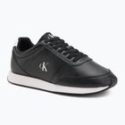 Buty męskie Calvin Klein YM0YM01355 Retro Runner Essential Leather black/bright white