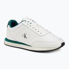 Buty męskie Calvin Klein YM0YM01355 Retro Runner Essential Leather bright white/galapagos
