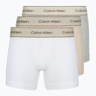 Bokserki męskie Calvin Klein LV00NB4447 Brief 3 pary oyster gray/grey heather/white