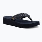 Japonki damskie Tommy Hilfiger Wedge Cornrow Beach space blue