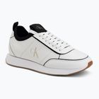 Buty damskie Calvin Klein HW0HW02994 Retro Runner Sock Patch Leather bright white/black