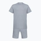 Piżama męska Calvin Klein LV00NM2900 misty grey top /diamond logo misty