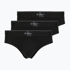 Slipy męskie Calvin Klein LV00NB4471 Hip Brief 3 pary black