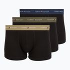Bokserki męskie Tommy Hilfiger Trunk WB 3 pary army green/wdg blue/ptch blue