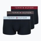 Bokserki męskie Tommy Hilfiger Trunk WB 3 pary dark ash/brzy blue/rouge