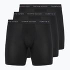 Bokserki męskie Tommy Hilfiger Micro Long 3 pack black/black/black