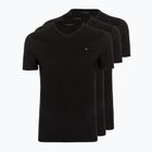 Koszulka męska Tommy Hilfiger Cotton V-Neck 3-pak black/black/black