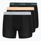 Bokserki Calvin Klein LV00NB4394 Brief 3 pary black w/darkest spruce wb/black w
