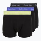 Bokserki męskie Calvin Klein 0000U2662G Trunk 3 pary black w green bloom wb/black w da