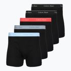 Bokserki Calvin Klein LV00NB1429 Boxer Brief 5 par Black Bodies Black Bodies w/black/misty grey