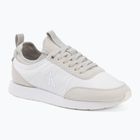 Buty męskie Calvin Klein YM0YM01414 Retro Runner Sock Laceup Mix mat bright white/light grey