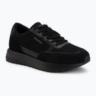 Buty męskie Calvin Klein HM0HM02215 City Runner Laceup Nylon Recycled Suede triple black