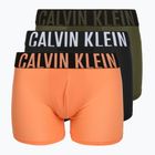 Bokserki męskie Calvin Klein LV00NB4665 Boxer Brief black/olive night/orange frosting