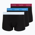 Bokserki męskie Calvin Klein LV00NB4286 Relaxed Fit Trunk black bodies w/ poseidon blue/plein