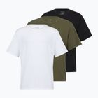 Koszulka męska Calvin Klein LV00NB4185 Crew Neck black w/ white emb/white w/ black e
