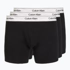 Bokserki męskie Calvin Klein LV00NB4731 Boxer Brief black w/ silver haze wbs