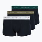 Bokserki męskie Tommy Hilfiger Trunk WB 3 pack nb//white/orna green/utility olive