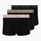 Bokserki męskie Tommy Hilfiger Trunk WB 3 pack utility sage/black/bonita pink