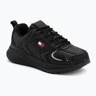 Buty męskie Tommy Jeans Runn Leather triple black