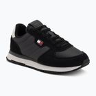 Buty męskie Tommy Jeans Runner Flag Mix washed black/stratus grey