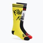 Skarpety snowboardowe męskie 686 Iron Maiden 2 pary black/yellow